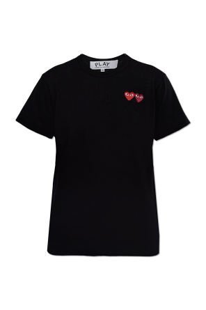 Comme des Garçons Play T-shirt with logo patches | Women's